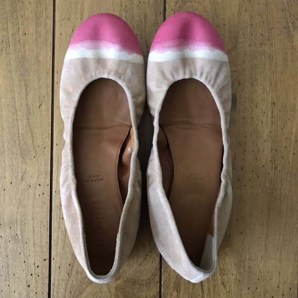 Leifnotes x Anthropologie Handpainted Ballet Flats (size 36)